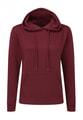 Dames Hooded Sweaters SG27F burgundy